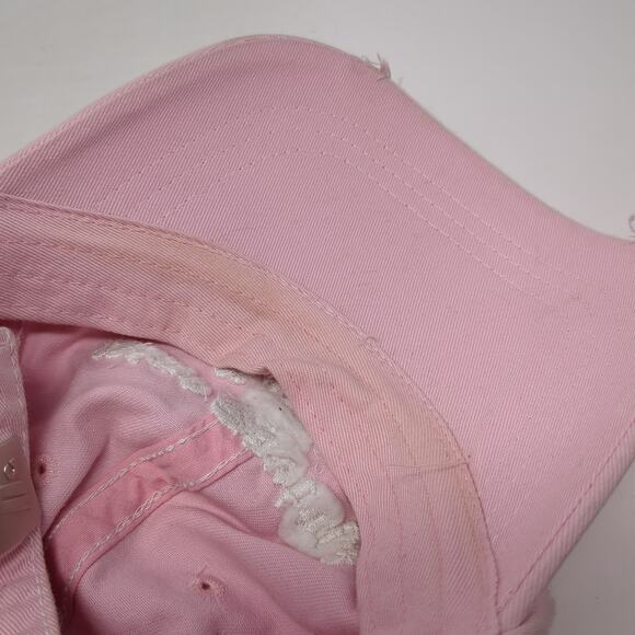 Blue Eprtngs Ranch Slideback Baseball Cap Pink OS Adjustable Embroidered Ha - Picture 8 of 9